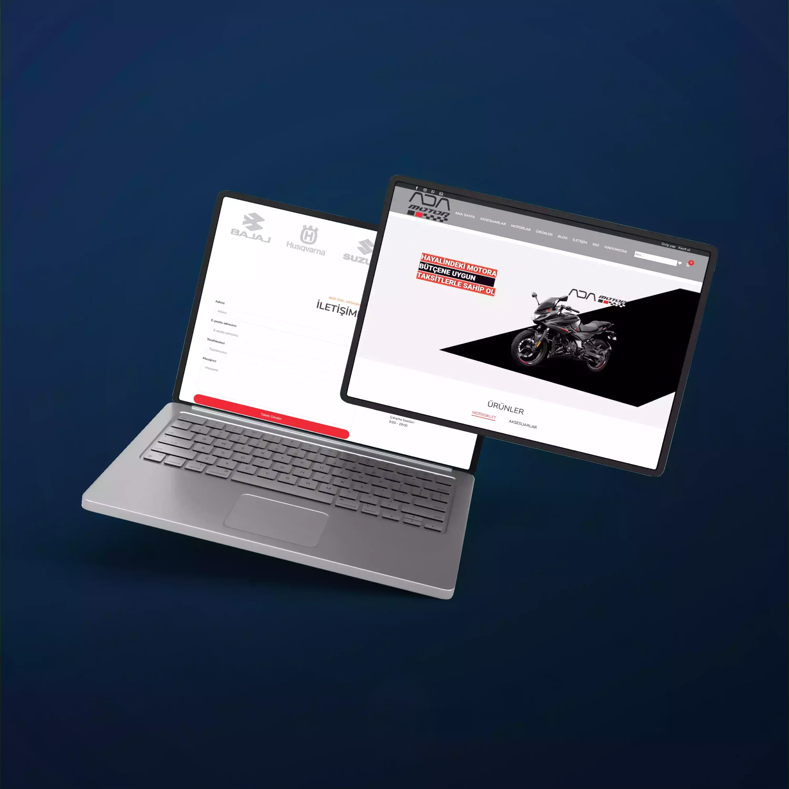 موقع احترافي لشركة Ada Motor