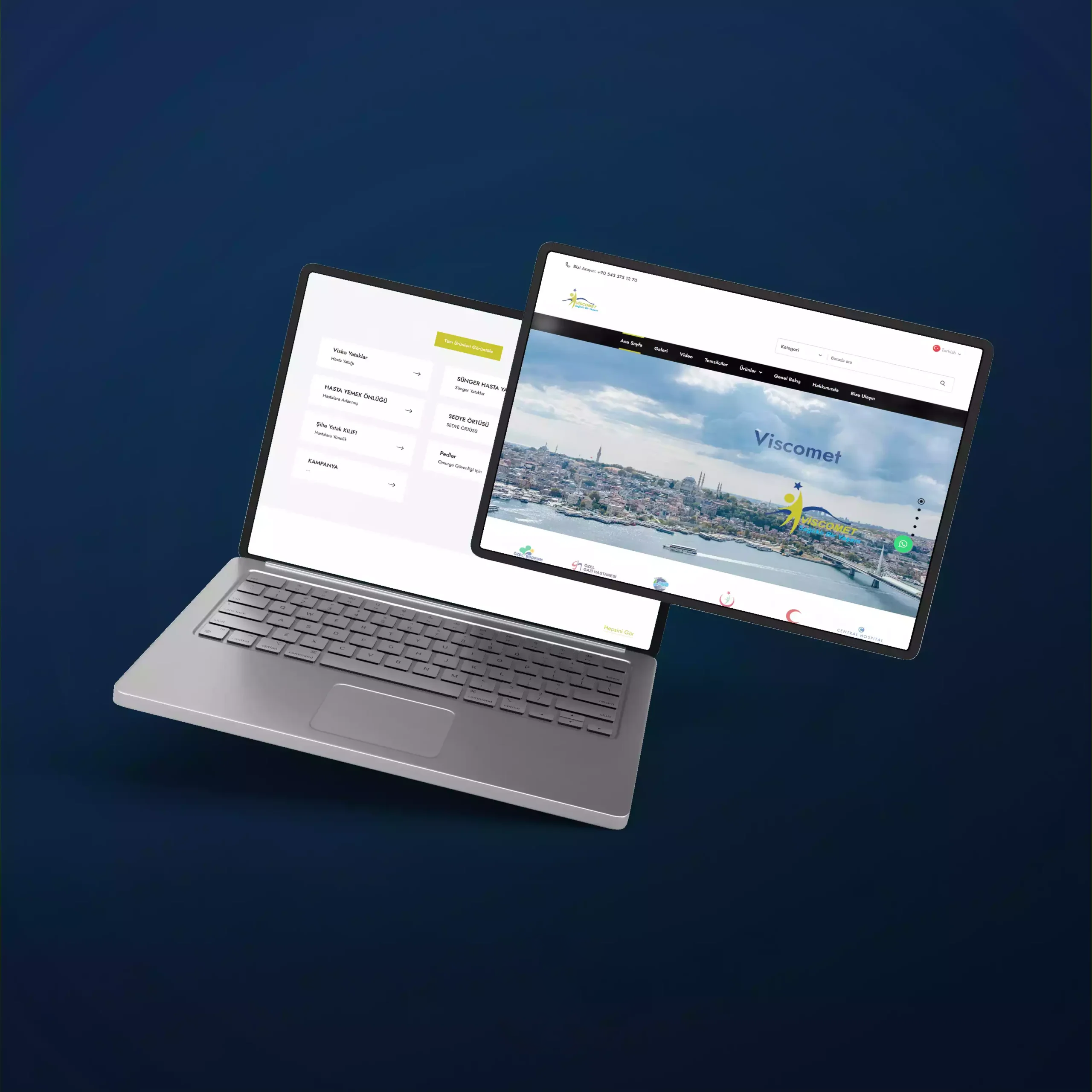 موقع معمل المفارش و الشراشف الطبية